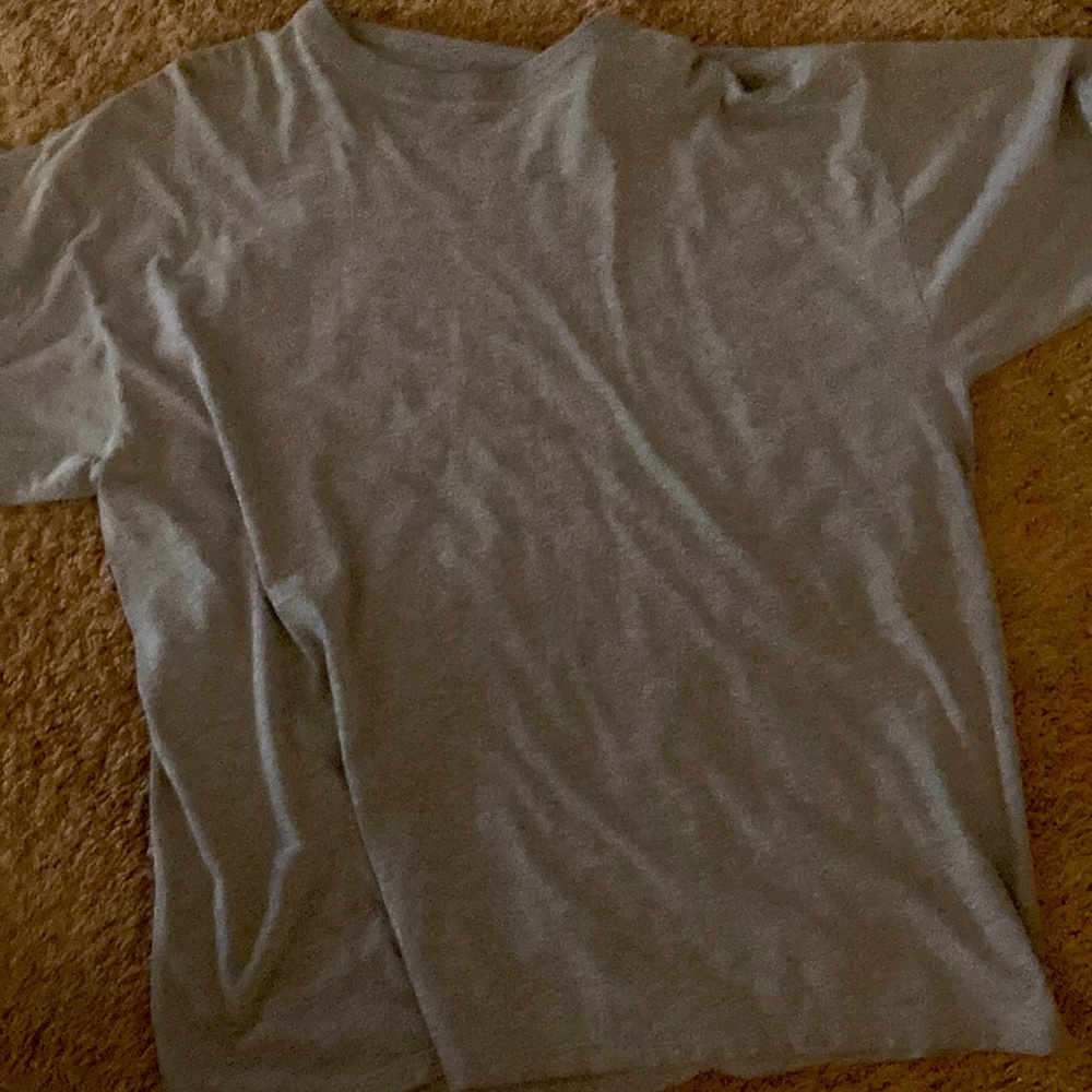 Big and tall XXL gray plane T-shirt